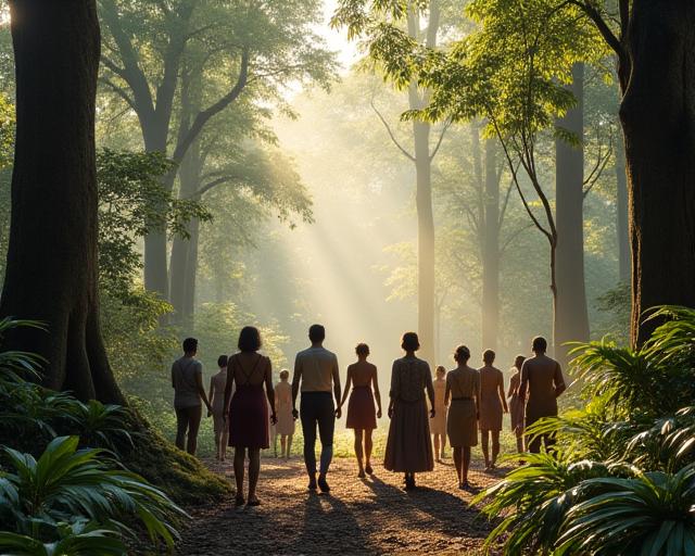 Mindful immersion and cultural exchange in rainforest setting